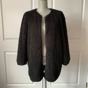 Wilfred Teddy Black Coat